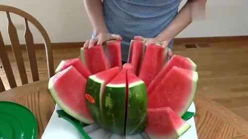吃货大飞切瓜视频,吃货大飞的创意瓜艺表演